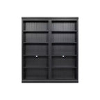 83.4 Tall Wooden Bookcase with LED Light Strip, 5-Tier Adjustable Bookshelves & Storage Organizer for Living Room & Home Office