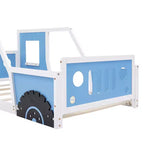 Classic Car-Shaped Platform Bed with Wheels