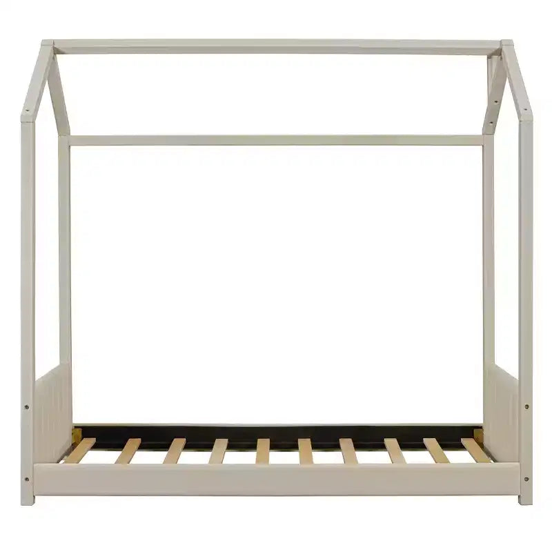 Full Size Velvet House Bed Wood Bed
