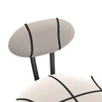 Round Bar Stools Modern Velvet Upholstered Counter Chair for Dining Room
