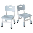 3-Level Height Adjustable Kids Chairs - Plastic Toddler Chairs with Non-Slip Pads for Children Ages 2-12