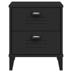 Bedside Cabinet Accent End Table Bedroom Furniture Engineered Wood