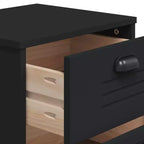 Bedside Cabinet Accent End Table Bedroom Furniture Engineered Wood