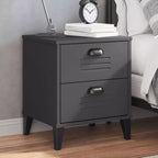 Bedside Cabinet Accent End Table Bedroom Furniture Engineered Wood