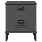 Bedside Cabinet Accent End Table Bedroom Furniture Engineered Wood