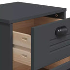 Bedside Cabinet Accent End Table Bedroom Furniture Engineered Wood