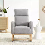 Modern Accent Chair High Backrest Lounge Chair Armchairs Rocking Chair