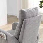 Modern Accent Chair High Backrest Lounge Chair Armchairs Rocking Chair