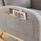 Modern Accent Chair High Backrest Lounge Chair Armchairs Rocking Chair