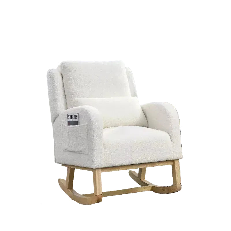 Modern Accent Chair High Backrest Lounge Chair Armchairs Rocking Chair