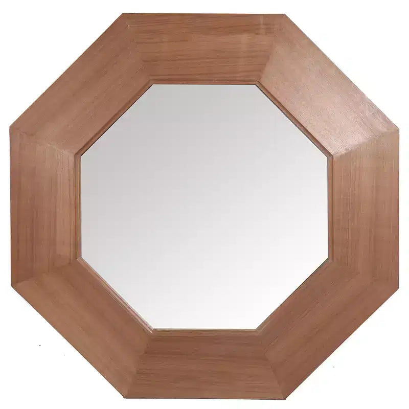 Miroir octogonal en bois