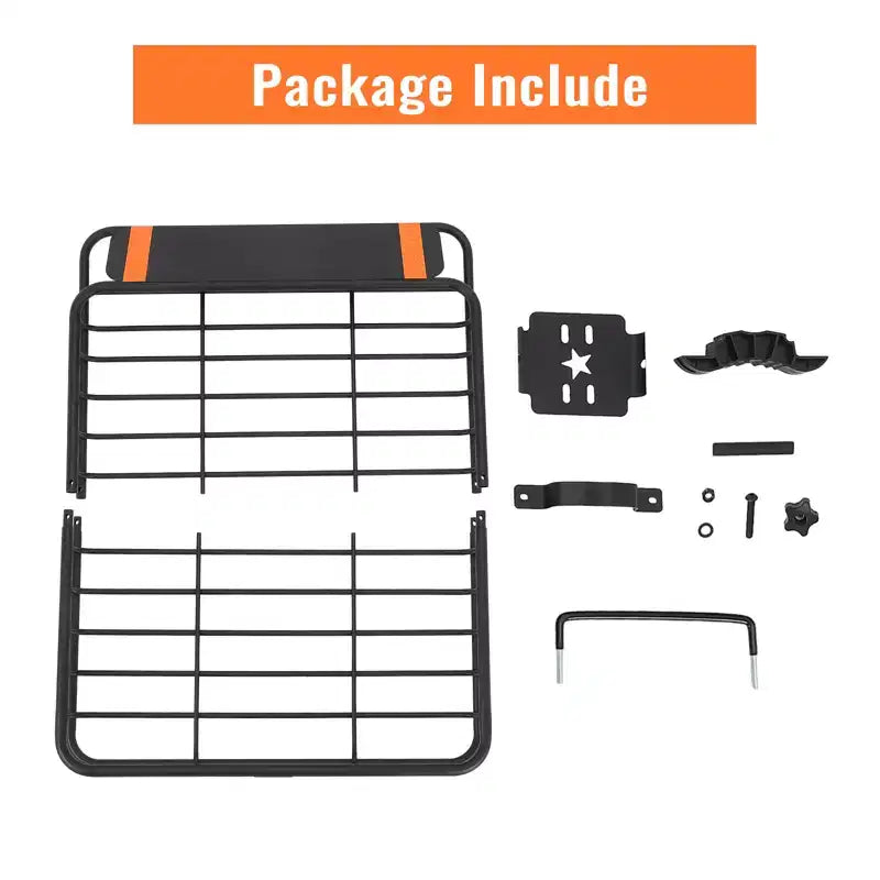 Roof Rack, Rooftop Cargo Carrier Steel Basket, Car Top Luggage Holder for SUV and Pick Up Trucks, 200 lb. Capacity