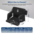 Comfort Stadium Seat Cushion, Ergonomic Bleacher Chair Pad, Durable, Lightweight, Portable, for Sports Events, Outdoor Arenas,Recreational Activities