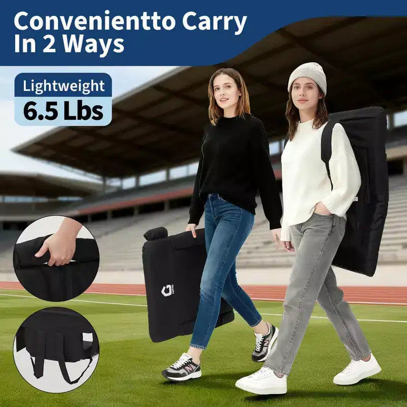 Comfort Stadium Seat Cushion, Ergonomic Bleacher Chair Pad, Durable, Lightweight, Portable, for Sports Events, Outdoor Arenas,Recreational Activities