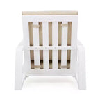 Outdoor Patio Lounge Chair with Cushion, Modern Garden Armchair with Solid Frame, Comfortable Deck Accent Chair for Patio Backyard Balcony